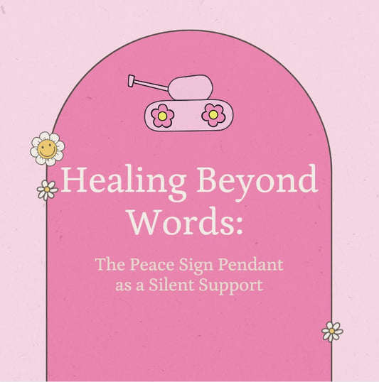Healing Beyond Words: The Peace Sign Pendant as a Silent Support