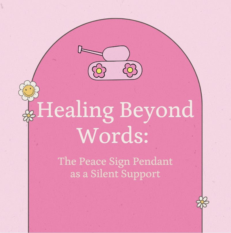 Healing Beyond Words: The Peace Sign Pendant as a Silent Support